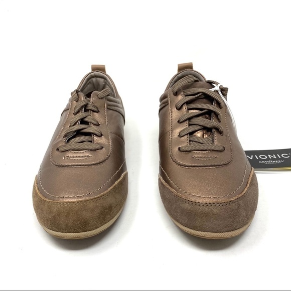 Vionic Willa bronze metallic walking sneakers - Picture 3 of 9